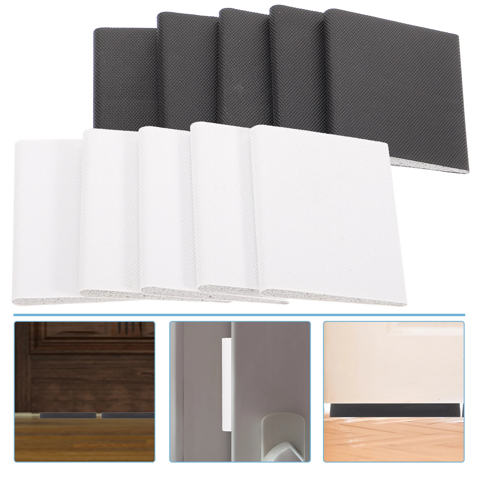10 Pcs Self Adhesive Sponge Weather Stripping 5 Each Cuttable Flexible Door Seal Draft Stopper Premium
10 Pcs Self Adhesive Sponge Weather Stripping 5 Each Cuttable Flexible Door Seal Draft Stopper Premium