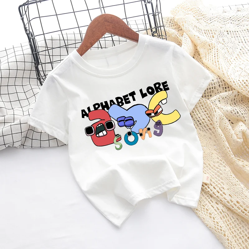 Alphabet Lore Kids T-Shirt Print Cartoons Clothes Girls Boys Fashion Harajuku T Shirt Little Baby Funny Casual Tops Child Gifts
Alphabet Lore Kids T-Shirt Print Cartoons Clothes Girls Boys Fashion Harajuku T Shirt Little Baby Funny Casual Tops Child Gifts
