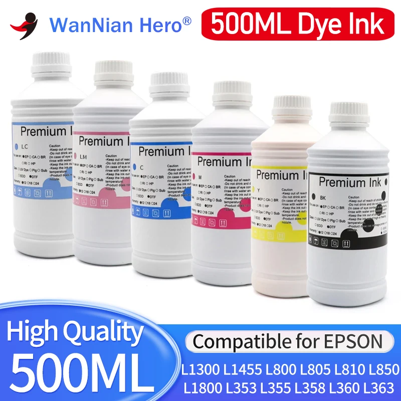 Чернила для принтера EPSON L1300 L1455 L800 L801 L805 L810 L850 L1800 L353 L355 L358 L360 L363 500 R330, 1390 мл
Чернила для принтера EPSON L1300 L1455 L800 L801 L805 L810 L850 L1800 L353 L355 L358 L360 L363 500 R330, 1390 мл