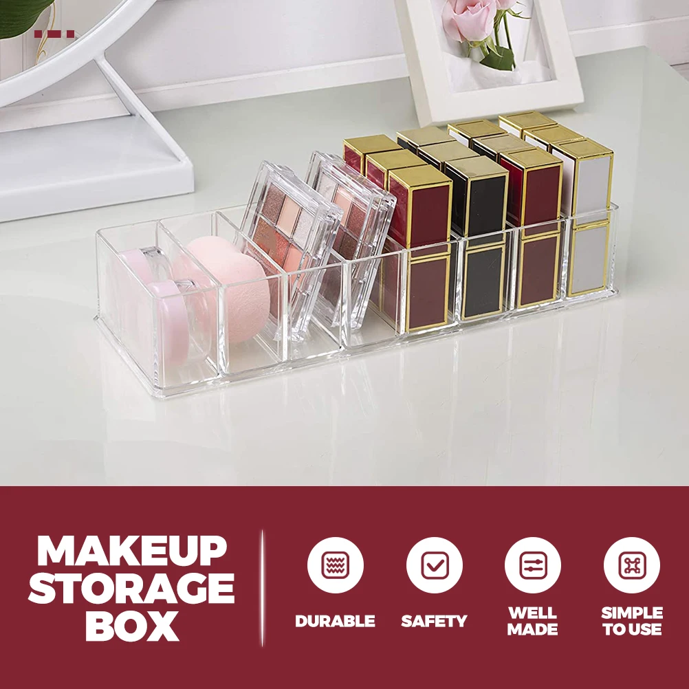 Transparent 8 Lipstick ganizing Box Detachable ganizer Storage Box for Eyeshadow Lipstick Display Rack Makeup HOLDER
Transparent 8 Lipstick ganizing Box Detachable ganizer Storage Box for Eyeshadow Lipstick Display Rack Makeup HOLDER