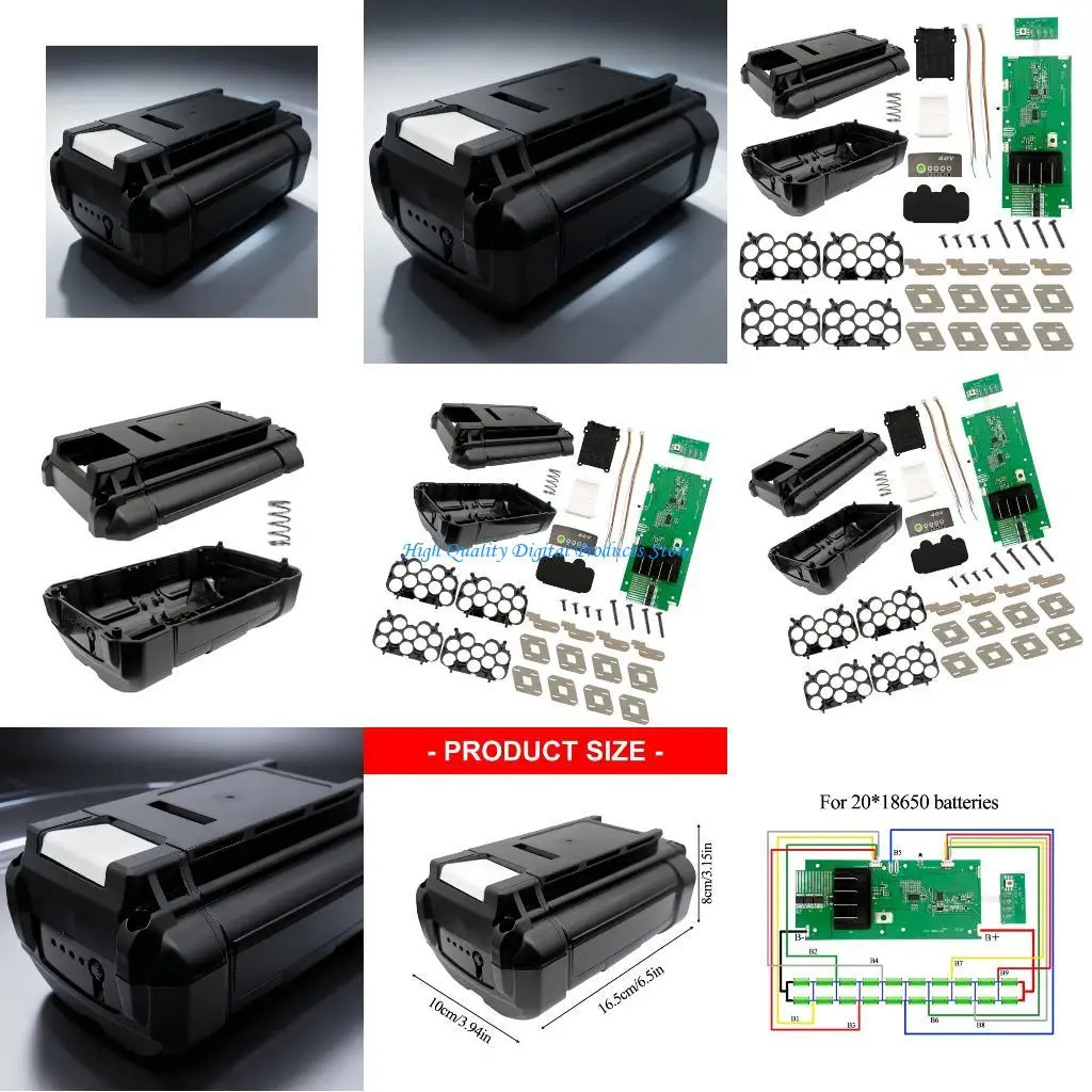 U2JE 20Cell 18650 Battery Holder Case PCB Protections Board For 40V OP4040 Power Tool
U2JE 20Cell 18650 Battery Holder Case PCB Protections Board For 40V OP4040 Power Tool