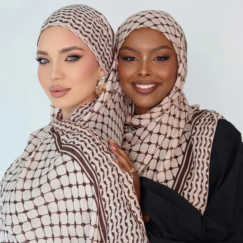 2/Pcs Arab Chiffon Scarf Women Muslim Hijab Islamic Scarves Shawl Printed Arab Long Prayer Scarf Breathable Uae Plaid Long Scarf
2/Pcs Arab Chiffon Scarf Women Muslim Hijab Islamic Scarves Shawl Printed Arab Long Prayer Scarf Breathable Uae Plaid Long Scarf