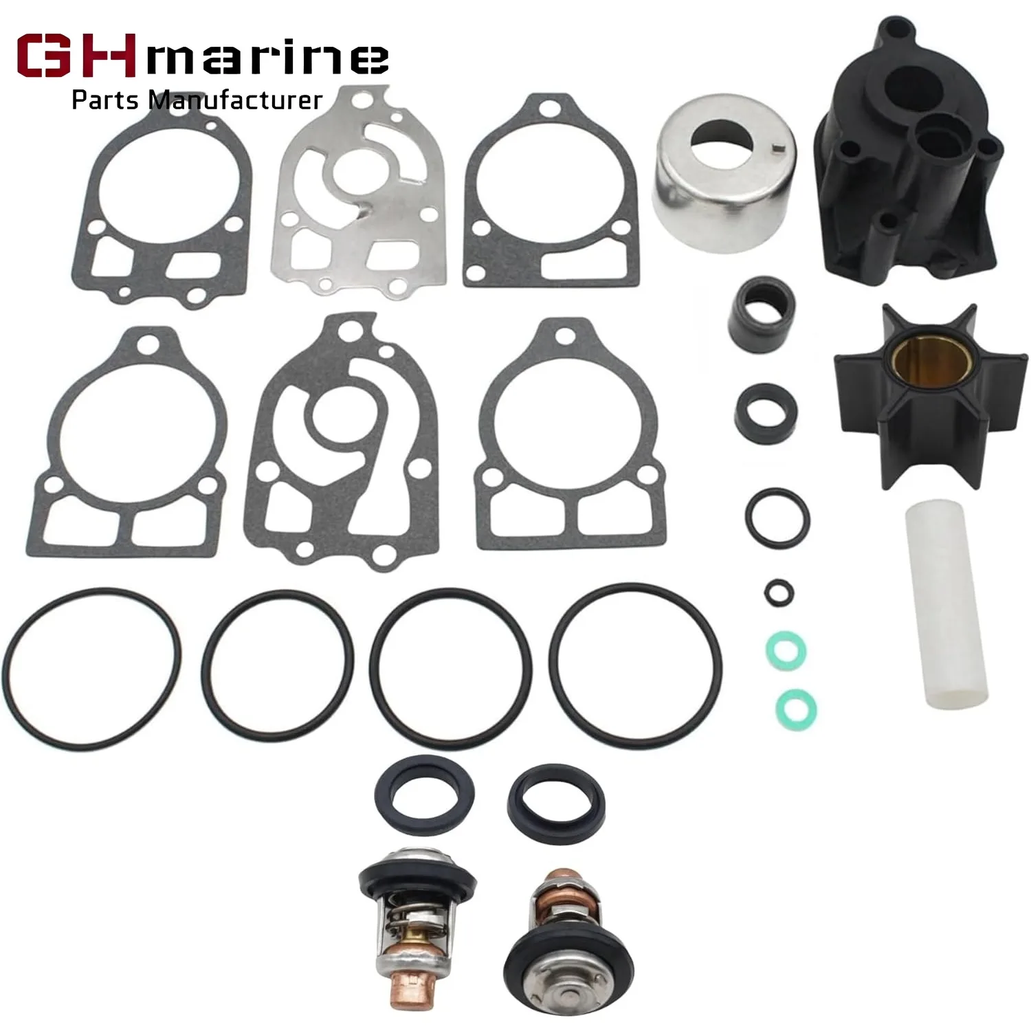 96148A8 Water Pump Impeller Kit & 75692Q2 2 Pcs Outboard Thermostats fit Mercury Marine Outboard Motors
96148A8 Water Pump Impeller Kit & 75692Q2 2 Pcs Outboard Thermostats fit Mercury Marine Outboard Motors