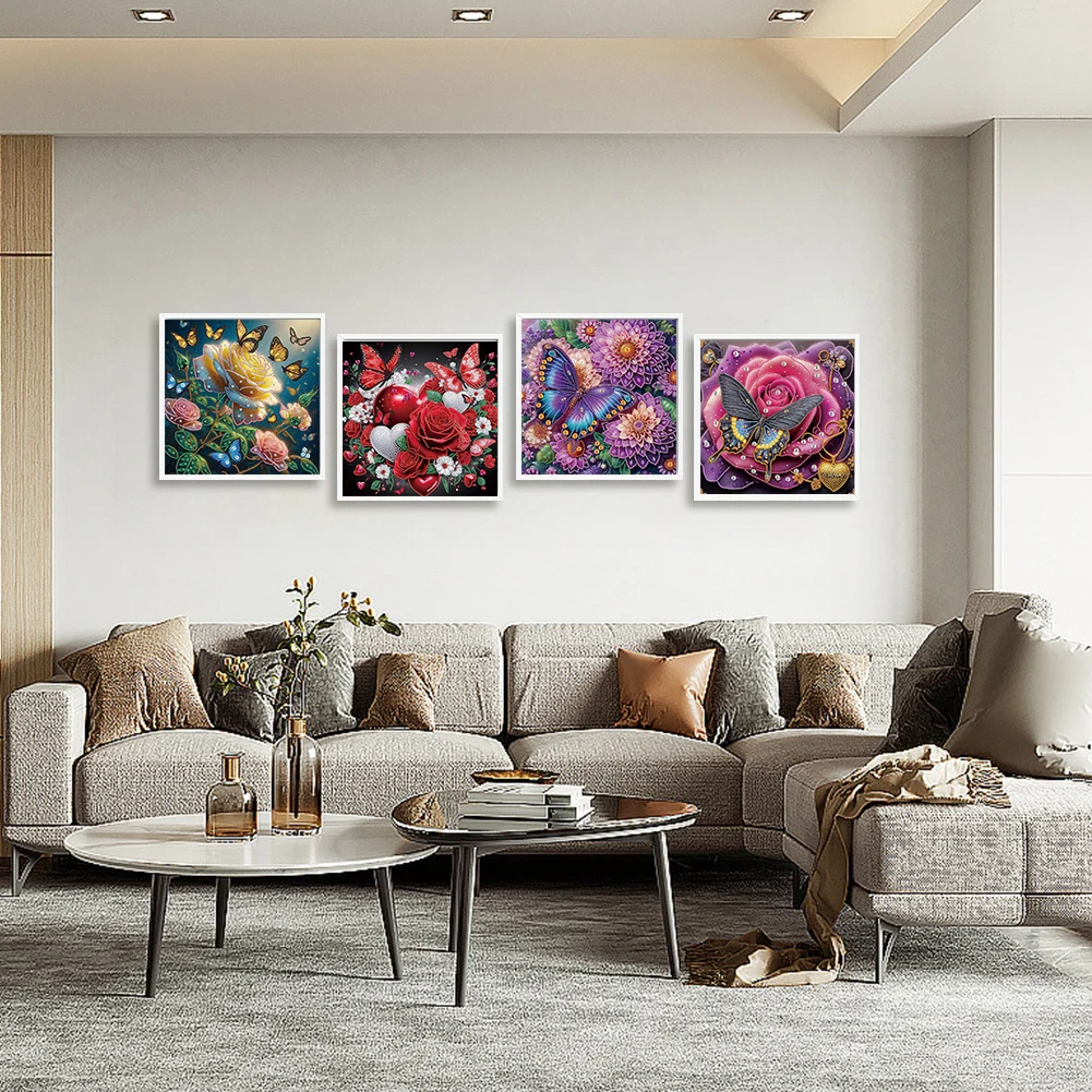 4Pcs 40x40cm Flower 5D DIY Special Shape Crystal Partial Diamond Painting Kit
4Pcs 40x40cm Flower 5D DIY Special Shape Crystal Partial Diamond Painting Kit