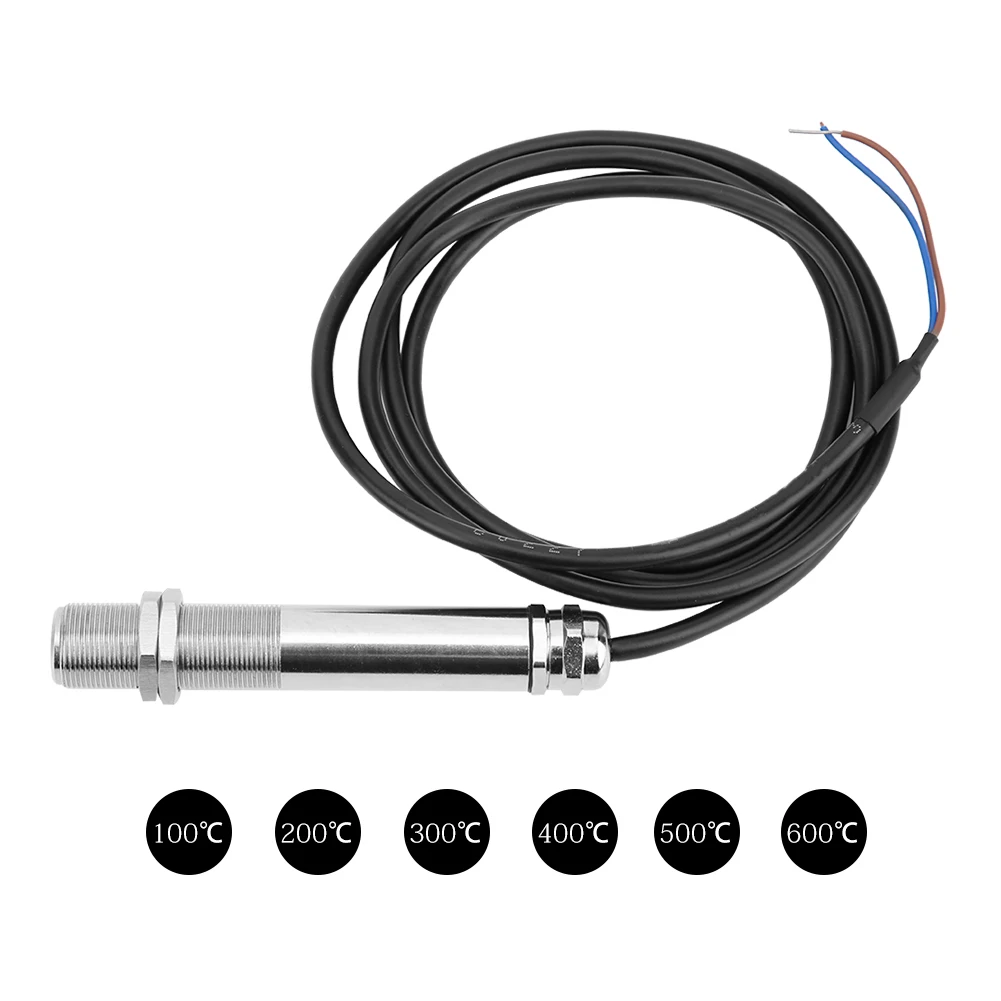 12V-24V DC 4-20mA Temperature Sensor Probe Fixed Infrared Thermometer Accessory Industrial Parts