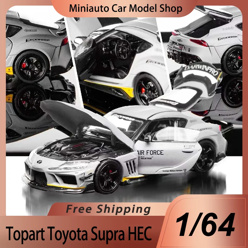 New 1:64 In Stock Topart Toyota Supra Darwinpro Hec Teckwrap Alloy Miniature Diecasting Hec Edition Car Model Toys Kids Gift
New 1:64 In Stock Topart Toyota Supra Darwinpro Hec Teckwrap Alloy Miniature Diecasting Hec Edition Car Model Toys Kids Gift
