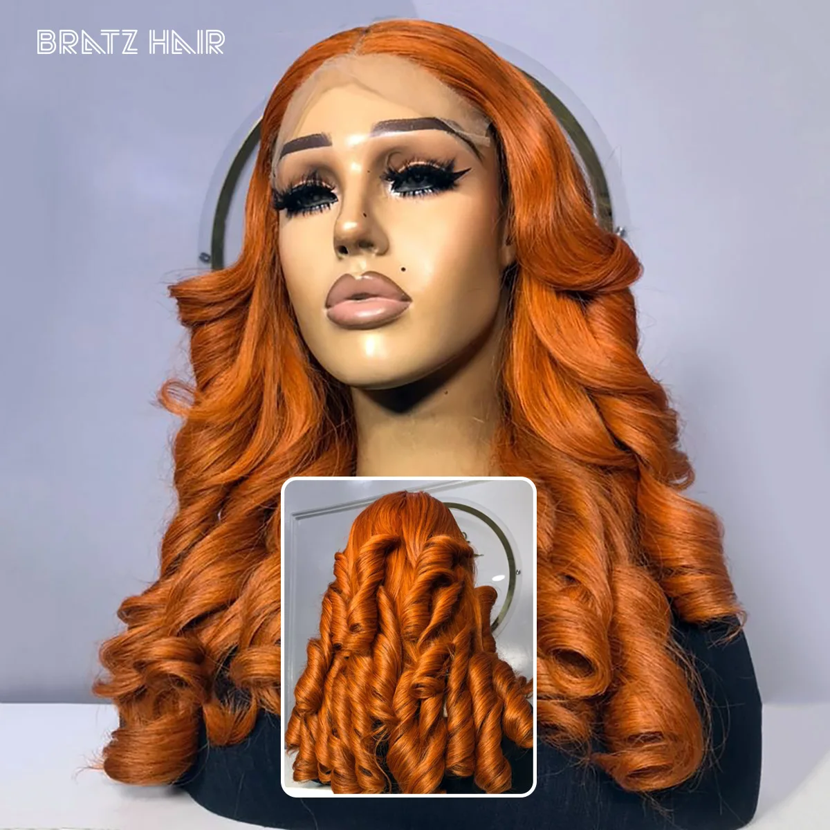 450 Density 5by5 Orange Color Bouncy Curly Wig Human Hair 13x4 HD Lace Frontal Wigs for Woman 4x4 Glueless Ginger Loose Wave Wig
450 Density 5by5 Orange Color Bouncy Curly Wig Human Hair 13x4 HD Lace Frontal Wigs for Woman 4x4 Glueless Ginger Loose Wave Wig