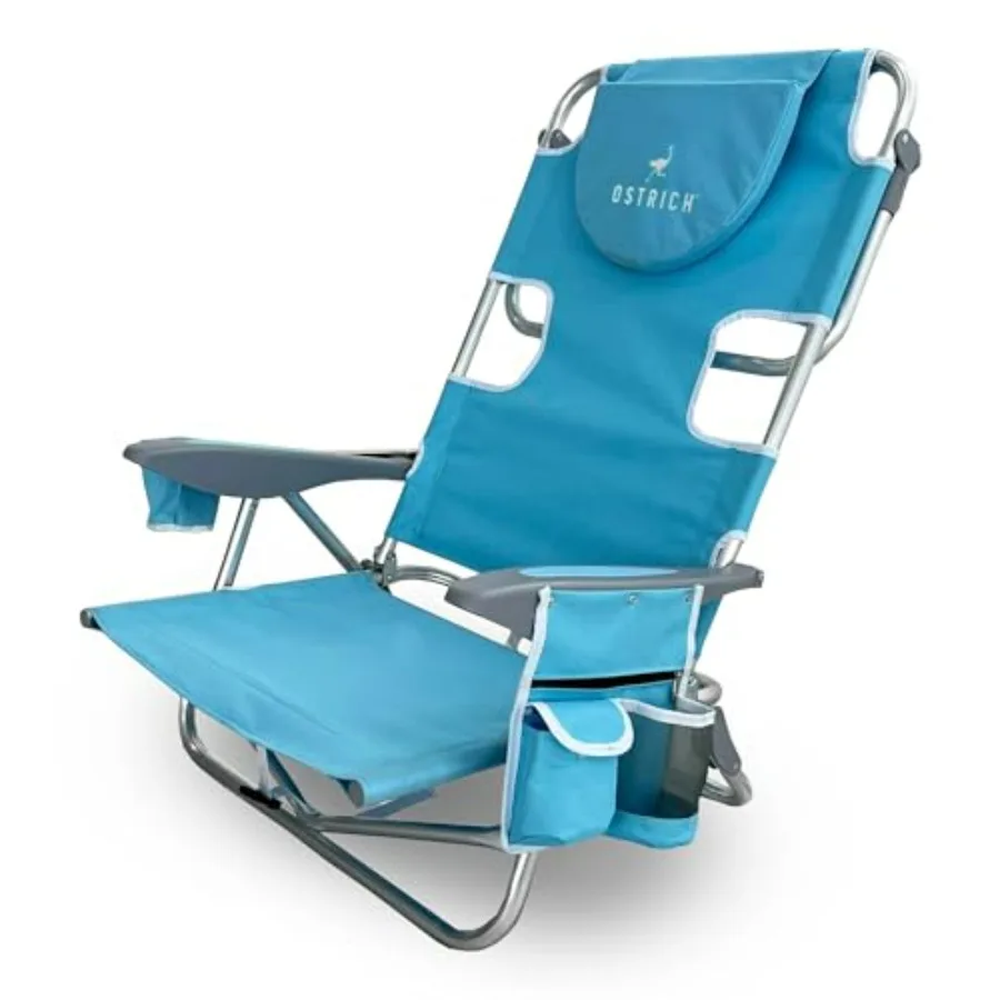 Portable Beach Chair for Deluxe Backpacker: Light Blue, Durable Fabric, 275lb Capacity, Built-in Cooler Bag, Carry Straps, Umbr
Portable Beach Chair for Deluxe Backpacker: Light Blue, Durable Fabric, 275lb Capacity, Built-in Cooler Bag, Carry Straps, Umbr