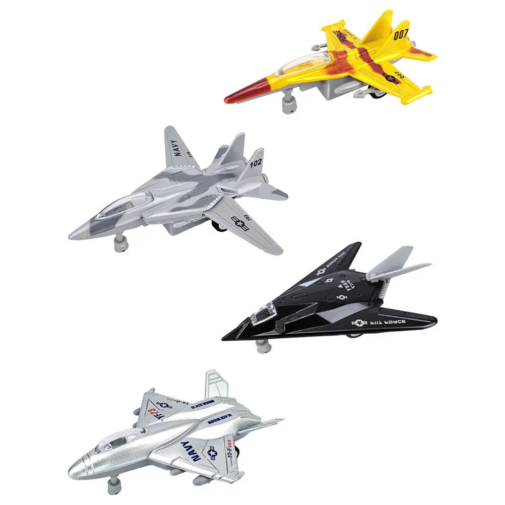 4Pcs Premium Alloy Fighter Aircraft Inertial Powered Educational Kids Playset for Hands-on Learning Color Shape Recognition
4Pcs Premium Alloy Fighter Aircraft Inertial Powered Educational Kids Playset for Hands-on Learning Color Shape Recognition