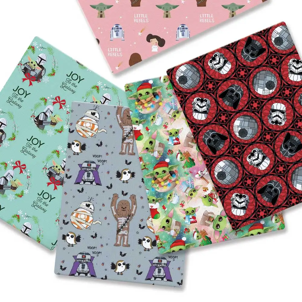 140x50CM Cartoon printed fabric DIY star wars Cartoon Polyester/100Cotton/satin Fabric Patchwork Tissue Kid Sewing Doll Curtain
140x50CM Cartoon printed fabric DIY star wars Cartoon Polyester/100Cotton/satin Fabric Patchwork Tissue Kid Sewing Doll Curtain