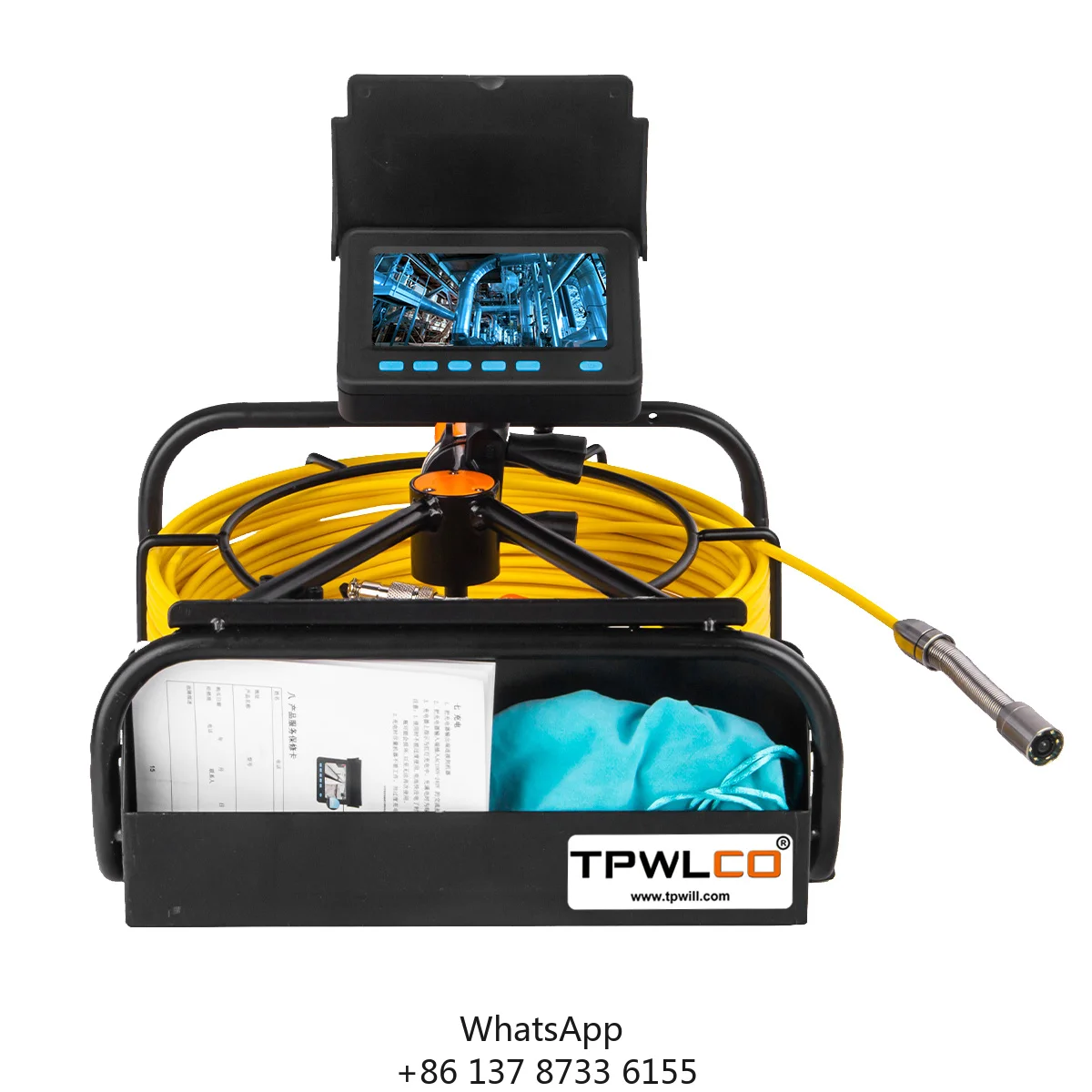 4.3 Inches 17mm CCTV Sewege Mainline Pipe Inspection Camera, Waterproof Pipe Camera 20m Inspection Plumbing With 6 LEDs
4.3 Inches 17mm CCTV Sewege Mainline Pipe Inspection Camera, Waterproof Pipe Camera 20m Inspection Plumbing With 6 LEDs