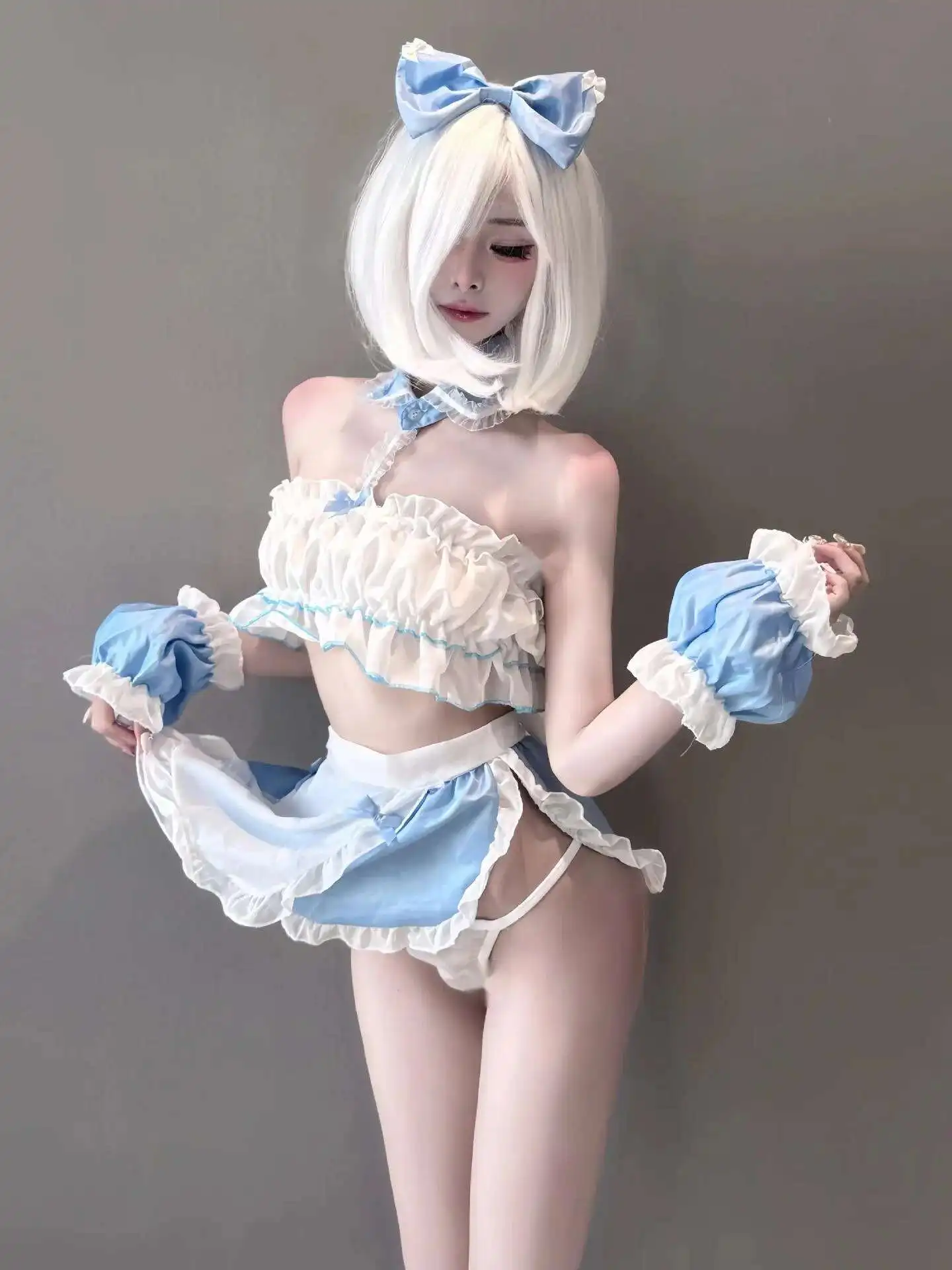 Sexy Skirts Set Cute Milk Sweet Uniform Pure Desire Style Playful Lolita Maid Uniform Lace Sweetheart Girl Blue Sweet 3S9K
Sexy Skirts Set Cute Milk Sweet Uniform Pure Desire Style Playful Lolita Maid Uniform Lace Sweetheart Girl Blue Sweet 3S9K