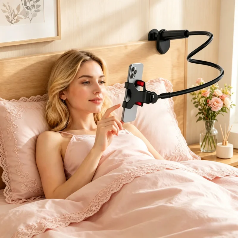 2PCS 100CM Flexible Gooseneck Long Arm Phone Clamp Stand, Ergonomic Handle Design Lazy Bedside Desktop Holder, Multi-Angle Adjus
2PCS 100CM Flexible Gooseneck Long Arm Phone Clamp Stand, Ergonomic Handle Design Lazy Bedside Desktop Holder, Multi-Angle Adjus