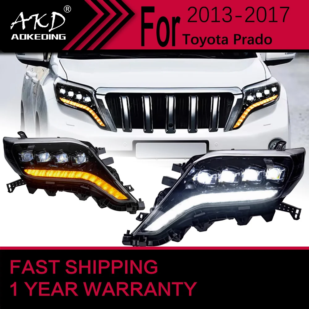 Автомобильные фары для Toyota Prado светодиодный ные фары 2013-2017 LC150, передние фары, динамические аксессуары для автомобиля
Автомобильные фары для Toyota Prado светодиодный ные фары 2013-2017 LC150, передние фары, динамические аксессуары для автомобиля