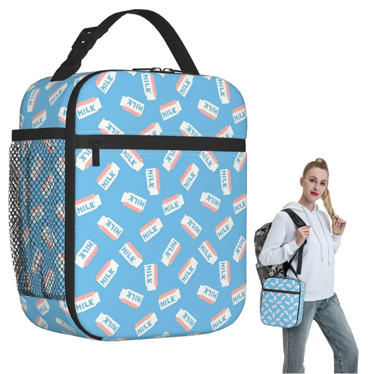 Milk Insulated Lunch Bag for Women Children Portable Food Boxes Thermal Lunch Box Tote
Milk Insulated Lunch Bag for Women Children Portable Food Boxes Thermal Lunch Box Tote