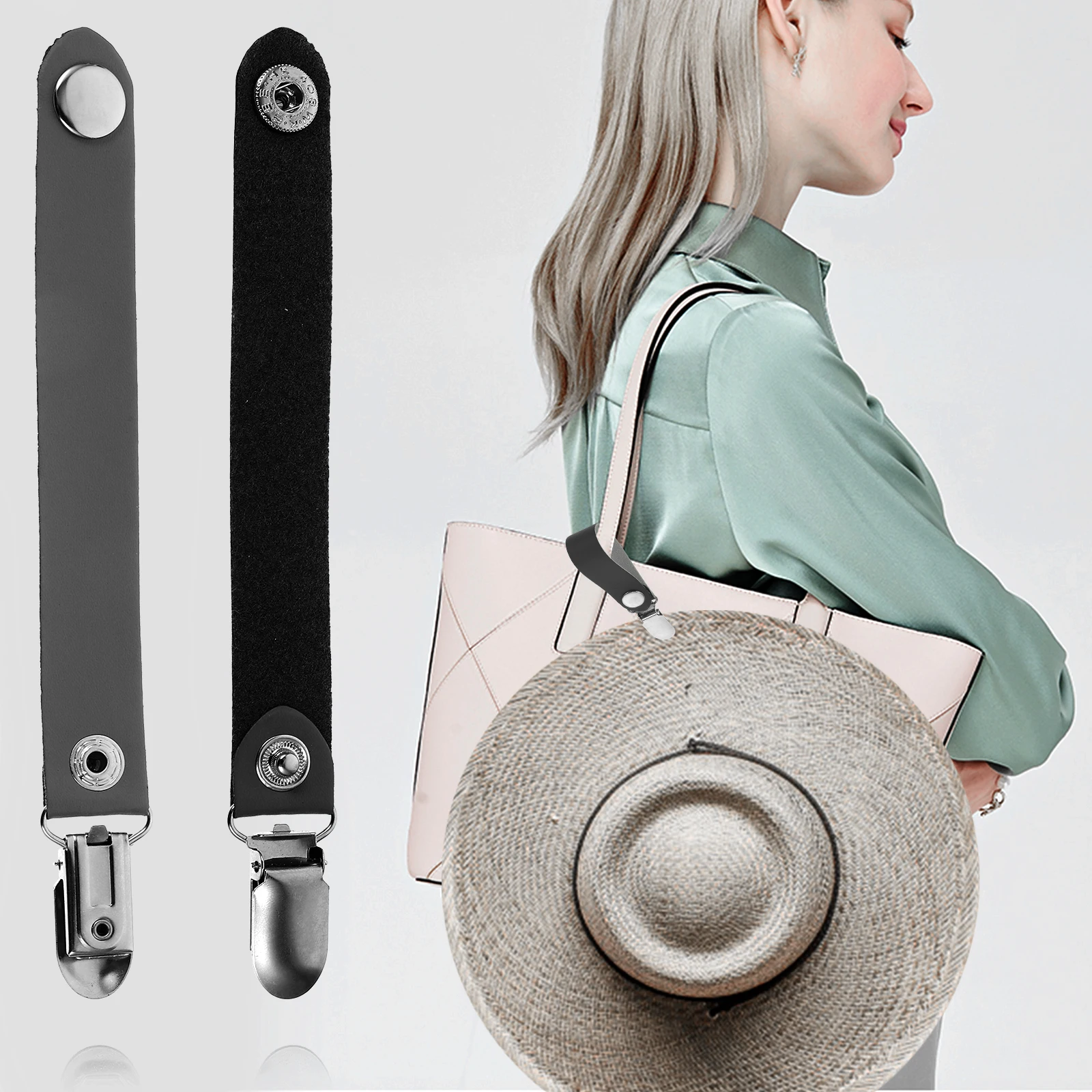 2 Pcs Travel Hat Clips for Luggage Hats Traveling Harness on Bag Elasticity Backpack
2 Pcs Travel Hat Clips for Luggage Hats Traveling Harness on Bag Elasticity Backpack