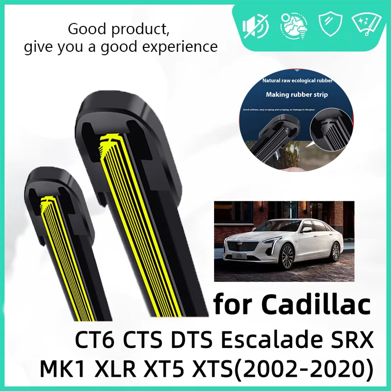 Rubber Car Wiper for Cadillac CT6 CTS DTS Escalade SRX XLR XT5 Front Wiper Blades Brushes CutterAccessories Windscreen
Rubber Car Wiper for Cadillac CT6 CTS DTS Escalade SRX XLR XT5 Front Wiper Blades Brushes CutterAccessories Windscreen
