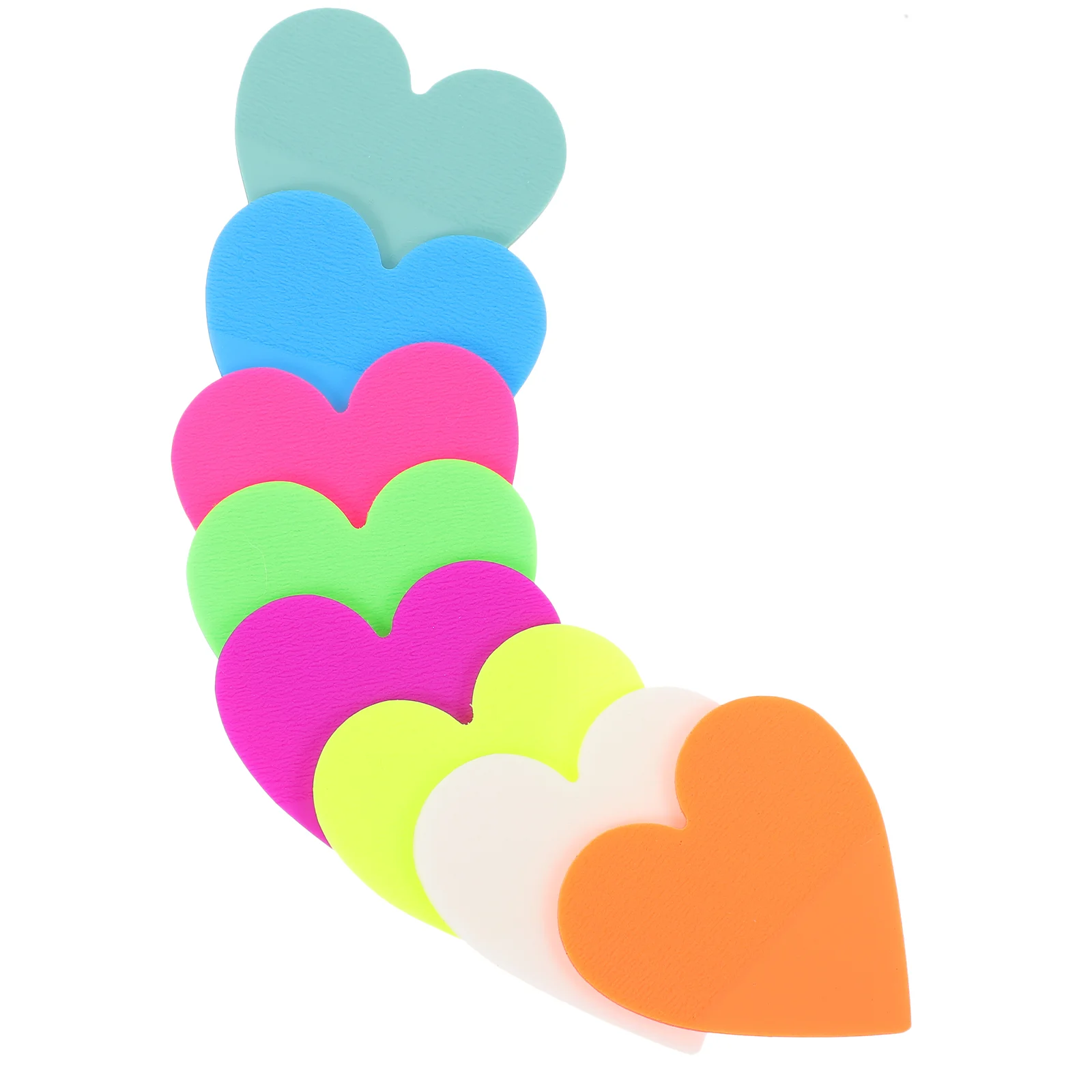 8 Pcs Heart Shaped Memo Pads Fluorescent Colors Student Office Supplies Pad for School Home Portable Schedule
8 Pcs Heart Shaped Memo Pads Fluorescent Colors Student Office Supplies Pad for School Home Portable Schedule