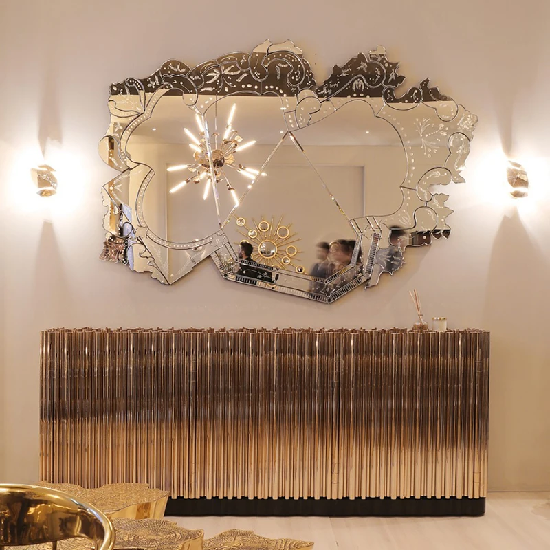 Irregular Funky Mirror Cloud Cream Luxury Design Aesthetic Modern Mirror Minimalist European Desk Glasses Espelhos Home Products
Irregular Funky Mirror Cloud Cream Luxury Design Aesthetic Modern Mirror Minimalist European Desk Glasses Espelhos Home Products