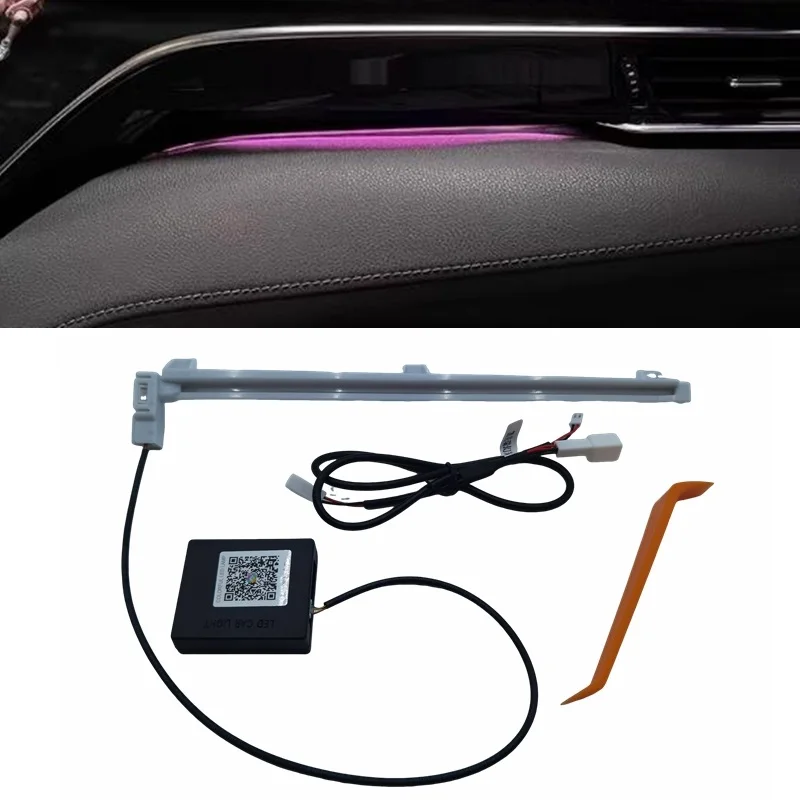 64 colors Car Interior Decorative Light Console Strip Atmosphere Dashboard Console Ambient LED Lights for Toyota Camry 2018
64 colors Car Interior Decorative Light Console Strip Atmosphere Dashboard Console Ambient LED Lights for Toyota Camry 2018