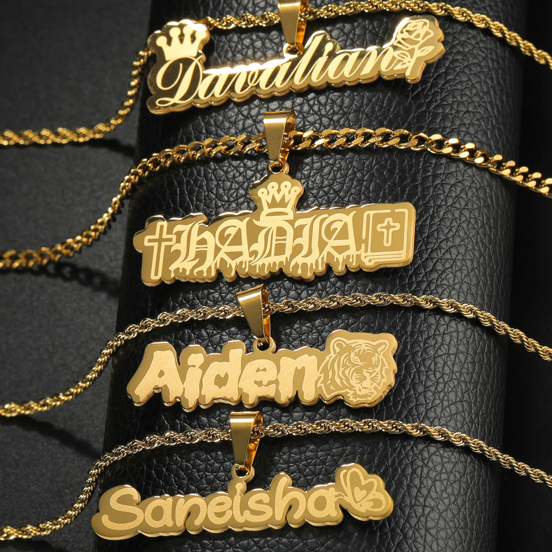 Fashion Custom Name Necklaces For Women Stainless Steel Jewelry Making Pendants Twist Chain Personalized Birthday Jewelry Gifts
Fashion Custom Name Necklaces For Women Stainless Steel Jewelry Making Pendants Twist Chain Personalized Birthday Jewelry Gifts