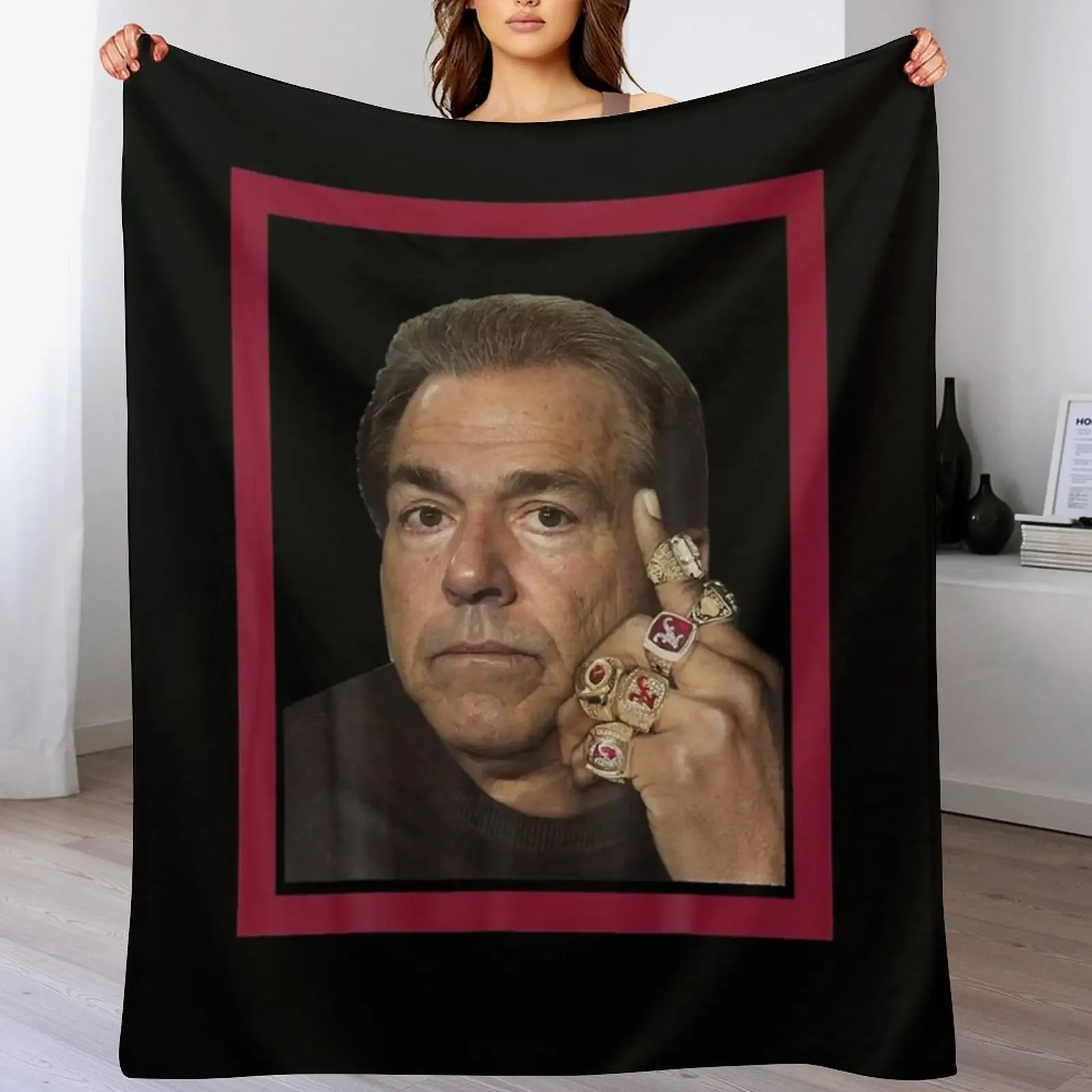 NICK SABAN COLLEGEE Throw Blanket For Sofa Thin Beach Thermal Summer Blankets
NICK SABAN COLLEGEE Throw Blanket For Sofa Thin Beach Thermal Summer Blankets