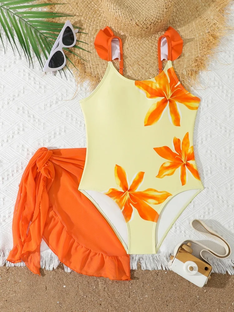 One Piece Girls Kids Swimsuit 2026 New Solid Flowers Ruffle Sling Children Swimwear Summer Mesh Beachwear Cover Up Bathing Suits
One Piece Girls Kids Swimsuit 2026 New Solid Flowers Ruffle Sling Children Swimwear Summer Mesh Beachwear Cover Up Bathing Suits