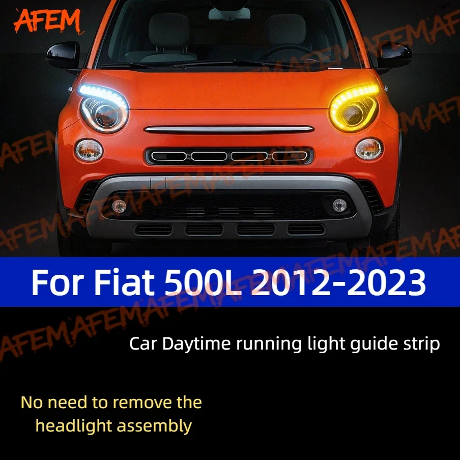 Daytime Running Light Guide Strip For Fiat 500L 2012-2023 Auto LED DRL Daytime Running light Flexible Decorative Ambient Lamp
Daytime Running Light Guide Strip For Fiat 500L 2012-2023 Auto LED DRL Daytime Running light Flexible Decorative Ambient Lamp