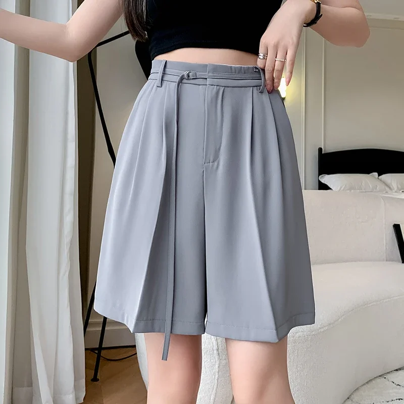 Pop New Arrivals Summer Wide Leg Shorts For Women High Waist Casual Bermuda Female Knee Lenth Short Trousers Ligh Green
Pop New Arrivals Summer Wide Leg Shorts For Women High Waist Casual Bermuda Female Knee Lenth Short Trousers Ligh Green