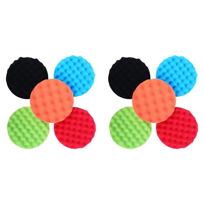 10Pcs 7Inch 180Mm Sponge Polishing Waxing Foam Buffing Pads For Polishers Auto Car-A08Q
10Pcs 7Inch 180Mm Sponge Polishing Waxing Foam Buffing Pads For Polishers Auto Car-A08Q