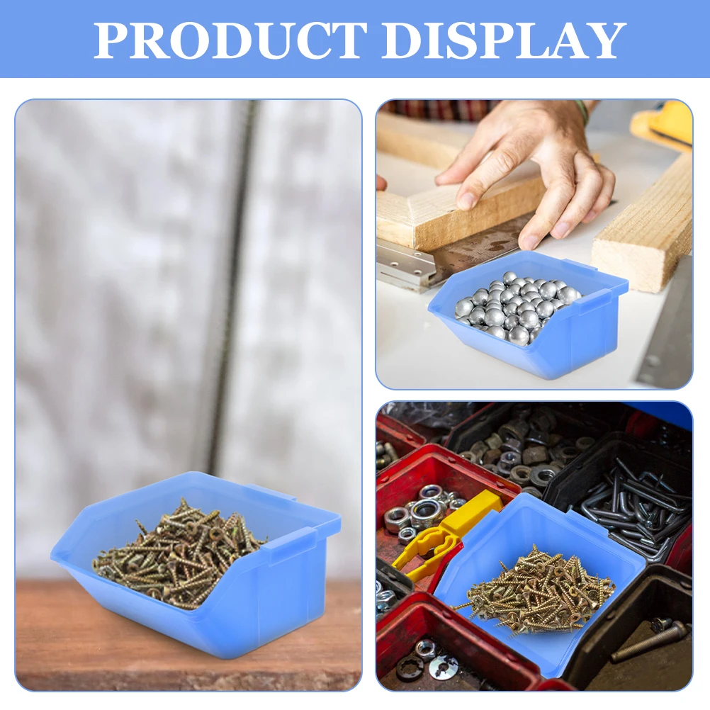 4pcs Sloping Plastic Boxes 135x120x70mm Blue Tool Storage Cases Parts Containers Workshop Accessories Component Boxes
4pcs Sloping Plastic Boxes 135x120x70mm Blue Tool Storage Cases Parts Containers Workshop Accessories Component Boxes