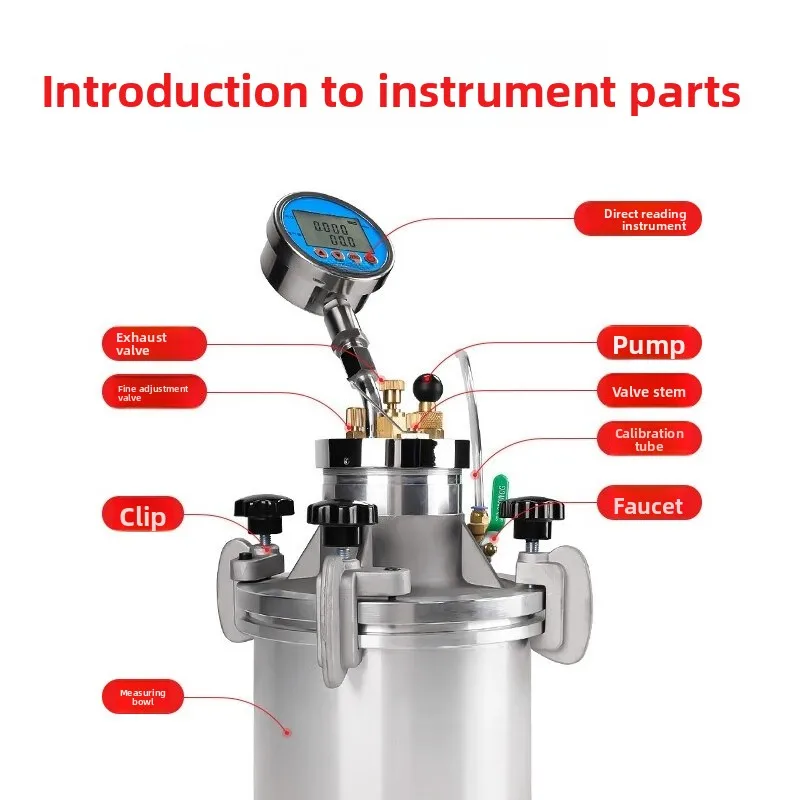 Concrete Mixture Performance Testing Direct Reading Air Content Tester CA-X3 Concrete Air Content Tester
Concrete Mixture Performance Testing Direct Reading Air Content Tester CA-X3 Concrete Air Content Tester