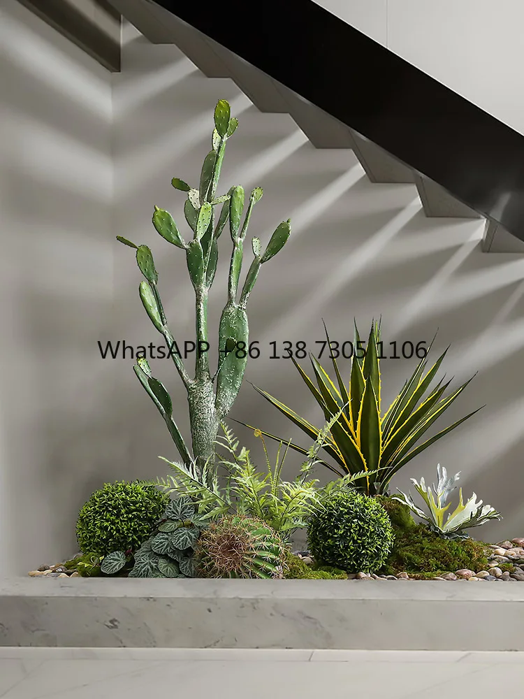 Simulation plant landscape cactus landscaping combination indoor staircase decoration fake green plant bonsai floor ornament
Simulation plant landscape cactus landscaping combination indoor staircase decoration fake green plant bonsai floor ornament