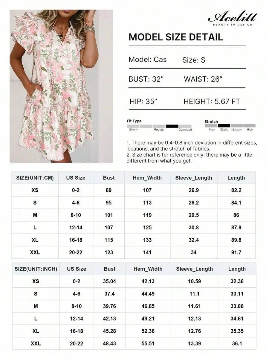 Floral Print Pink Mini Dress With Ruffle Sleeves, Tiered Skirt And Contrast Trim For Summer Holiday Wear
Floral Print Pink Mini Dress With Ruffle Sleeves, Tiered Skirt And Contrast Trim For Summer Holiday Wear