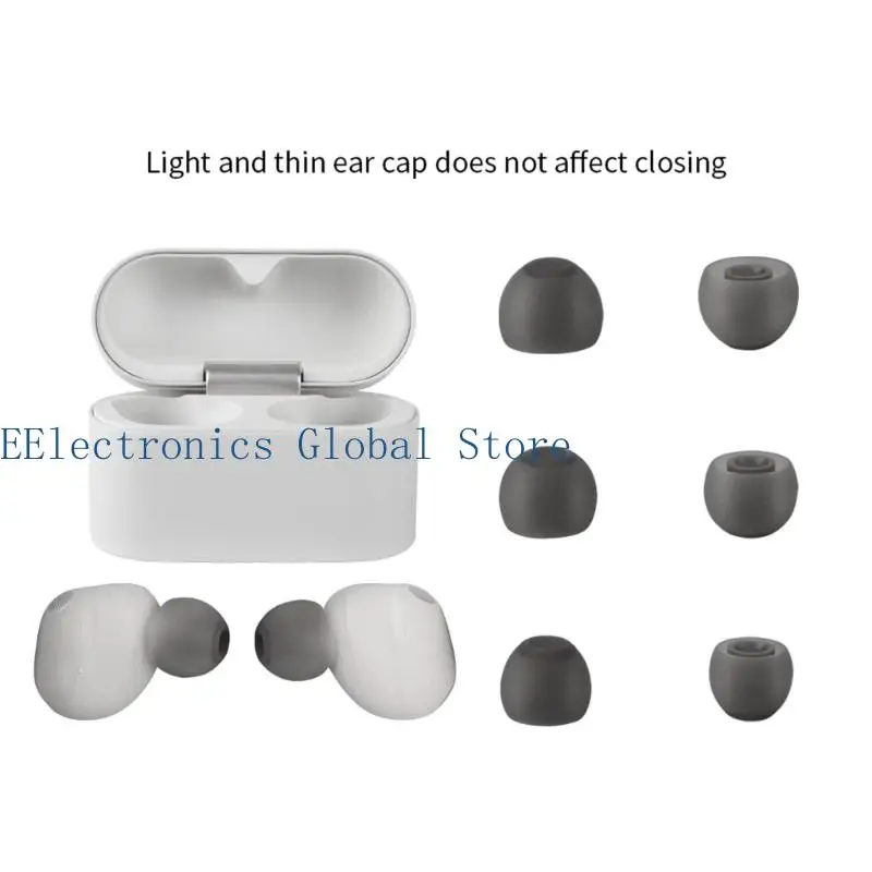 462B Soft Silicone Ear Tips Cushions Sleeves For WF-1000XM6 In Ear Headphones Lightweight Breathable Long Wearing Daily Use
462B Soft Silicone Ear Tips Cushions Sleeves For WF-1000XM6 In Ear Headphones Lightweight Breathable Long Wearing Daily Use