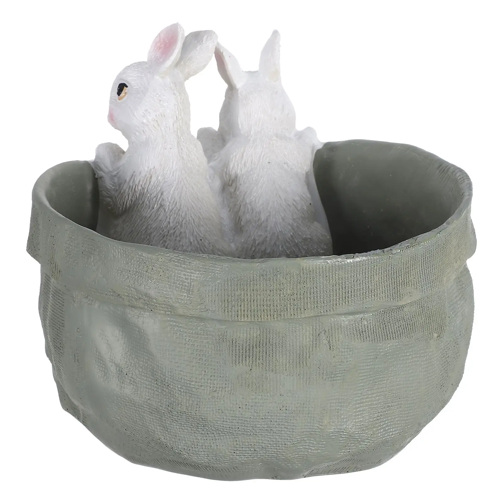 Resin Rabbit Planter Pot for Succulents Decor Small Flower Pots Desk Cartoon Shape Gardening Gift Plant Container
Resin Rabbit Planter Pot for Succulents Decor Small Flower Pots Desk Cartoon Shape Gardening Gift Plant Container