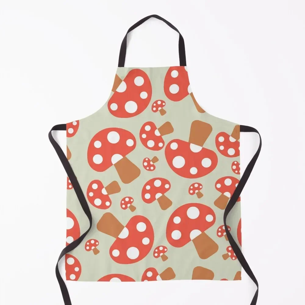 Red And White Mushroom pattern Apron Useful Things For Kitchen christmas painters For Women Apron
Red And White Mushroom pattern Apron Useful Things For Kitchen christmas painters For Women Apron