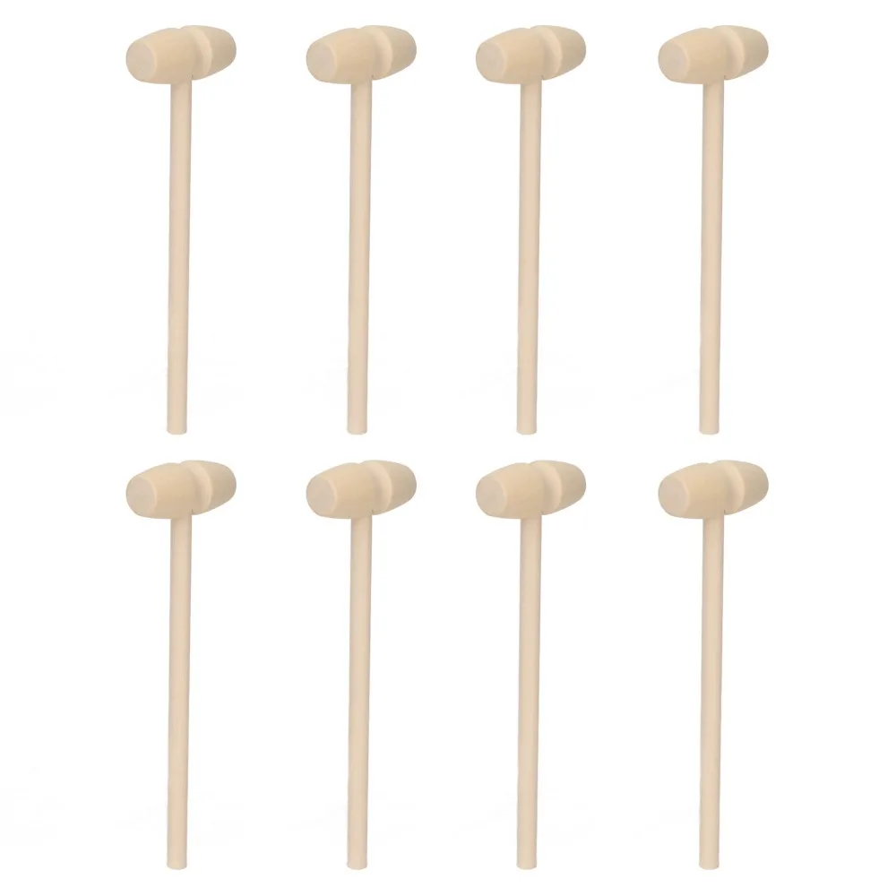 30pcs Durable Solid Wood Mini Wooden Hammer Small Size Wood Cracker Wooden Crab Mallet Wooden Pounding Tool Cooking Class
30pcs Durable Solid Wood Mini Wooden Hammer Small Size Wood Cracker Wooden Crab Mallet Wooden Pounding Tool Cooking Class