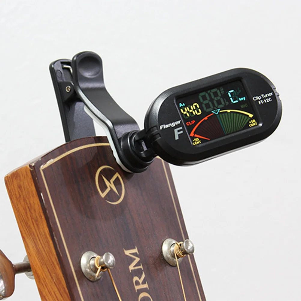 Lcd Display Guitar Tuner Clip-On Black Auto-Off For Violin Ukulele Bass Electronic Multiple Use Tuning Tool
Lcd Display Guitar Tuner Clip-On Black Auto-Off For Violin Ukulele Bass Electronic Multiple Use Tuning Tool