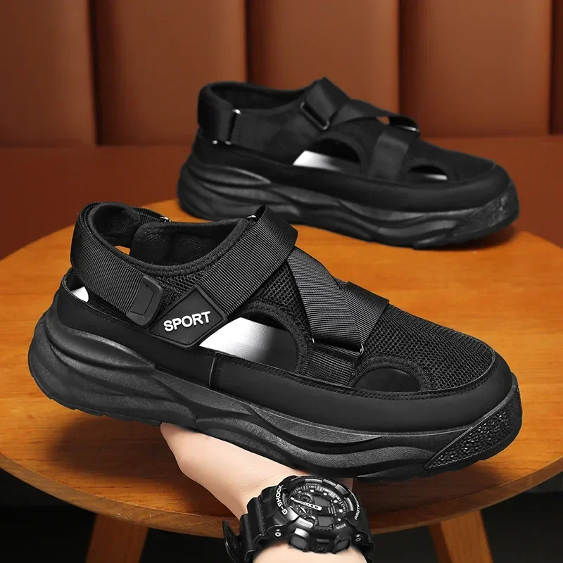 Summer Mesh Breathable Hollow Out Men's Sandals Non-slip Wear-resistant Treking Sandals for Men Climbing Sport Casual Sandalias
Summer Mesh Breathable Hollow Out Men's Sandals Non-slip Wear-resistant Treking Sandals for Men Climbing Sport Casual Sandalias