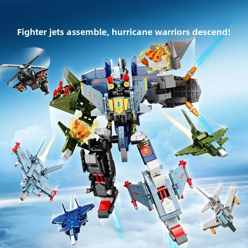 Sembo 4 in 1 Hurricane Warrior Deformation Robot King Kong Warrior Assembly Model Boy Small Particle Building Blocks
Sembo 4 in 1 Hurricane Warrior Deformation Robot King Kong Warrior Assembly Model Boy Small Particle Building Blocks