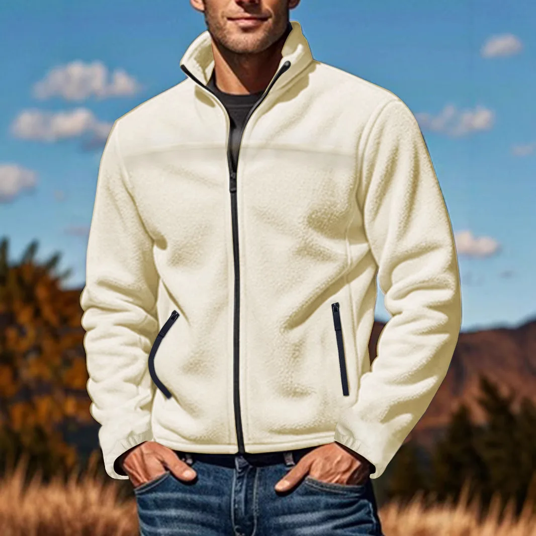 Fleece Men's Autumn And Winter Jacket Outdoor Zipper Stand-Up Jacket Sweater Men's
Fleece Men's Autumn And Winter Jacket Outdoor Zipper Stand-Up Jacket Sweater Men's