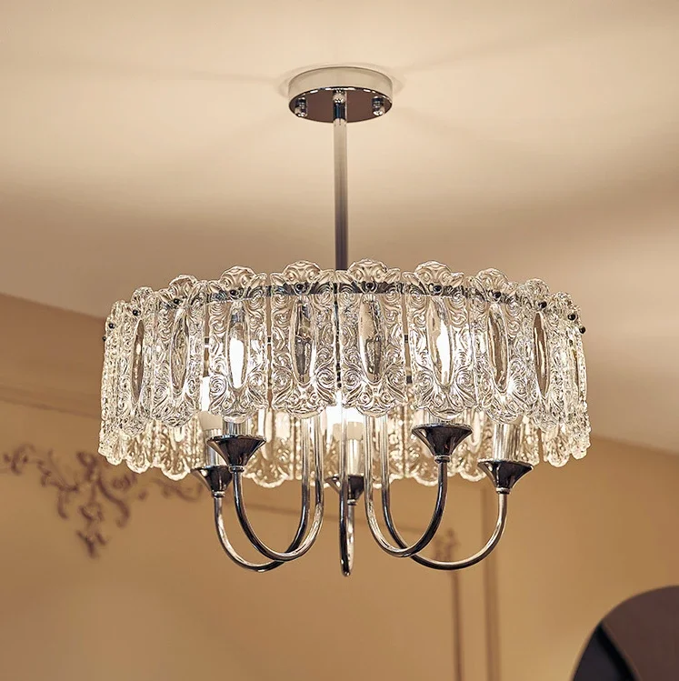French cream style master bedroom pendant light, bedroom light, American retro crystal light luxury ceiling light fixture
French cream style master bedroom pendant light, bedroom light, American retro crystal light luxury ceiling light fixture