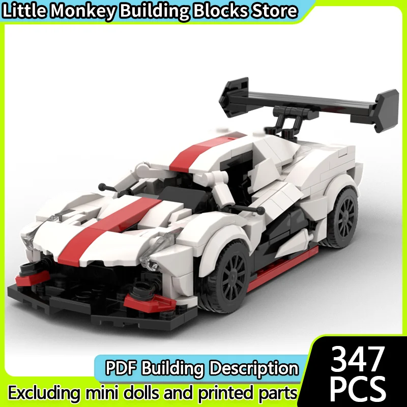 Модель гоночного автомобиля MOC, конструктор из строительных блоков BT62, белый суперкар, модульная технология, детские праздничные подарки, игрушки для сборки, набор
Модель гоночного автомобиля MOC, конструктор из строительных блоков BT62, белый суперкар, модульная технология, детские праздничные подарки, игрушки для сборки, набор