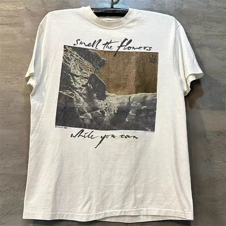 U2 Band Irish High Street Rock Cityboy Heavy Cotton Short Sleeve Vintage Textured Men's and Women's Summer Casual Top T-Shirt
U2 Band Irish High Street Rock Cityboy Heavy Cotton Short Sleeve Vintage Textured Men's and Women's Summer Casual Top T-Shirt