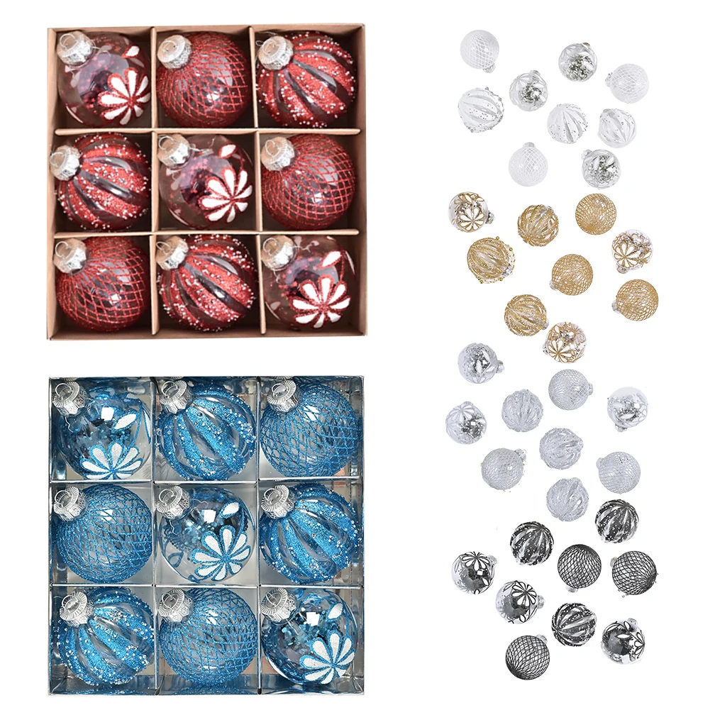 Decorative Balls Christmas Balls Christmas Decorations 9 Pieces Set Christmas Present Easy To Hang Indoor Outdoor Decor
Decorative Balls Christmas Balls Christmas Decorations 9 Pieces Set Christmas Present Easy To Hang Indoor Outdoor Decor