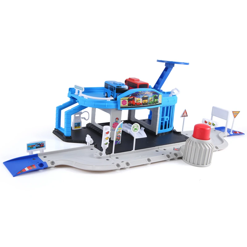 Practical Cartoons Tayo the Little Bus Set Assembled Bus Station Parking Lot Car Runway Model with 2 Mini Tayo Bus
Practical Cartoons Tayo the Little Bus Set Assembled Bus Station Parking Lot Car Runway Model with 2 Mini Tayo Bus