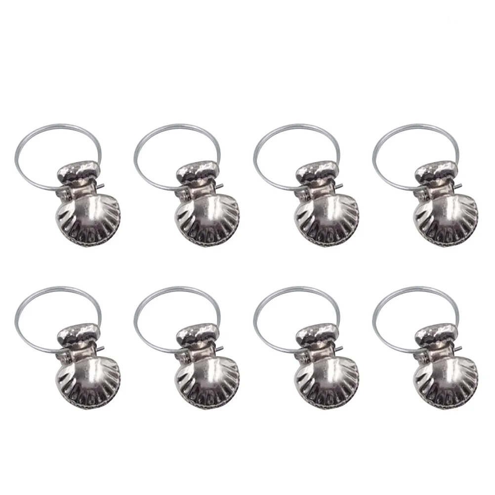8Pcs Silver Stainless Steel Curtain Clips Shell Hooks Versatile Rings for Drapery Curtains Window Rod Shower Clothes Clamps 
8Pcs Silver Stainless Steel Curtain Clips Shell Hooks Versatile Rings for Drapery Curtains Window Rod Shower Clothes Clamps