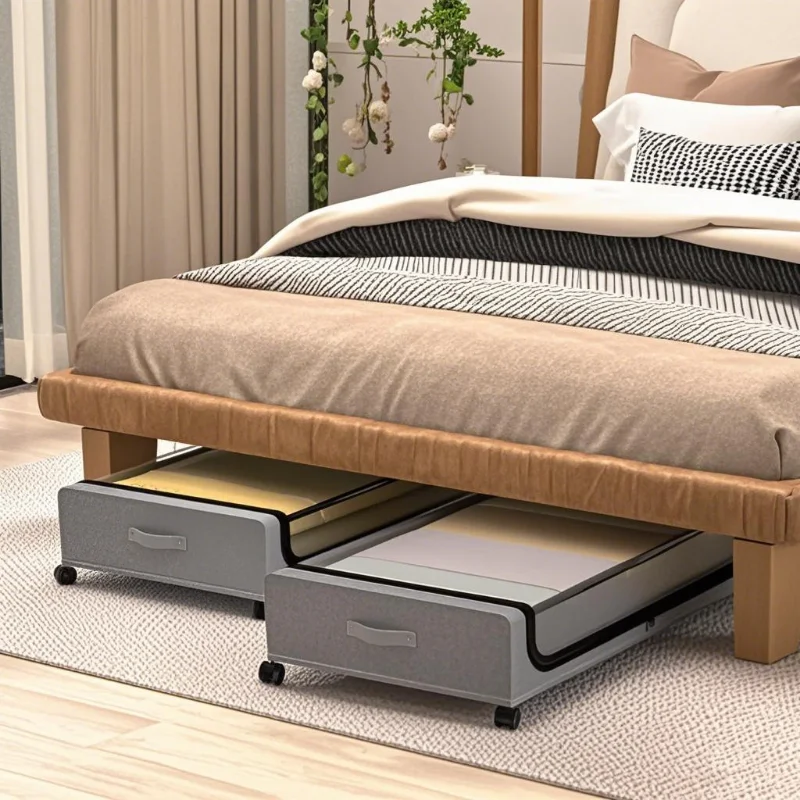 Storage Boxes with Wheels, Under-Bed Organizer with Lids,for Clothes Blankets Shoes Toys Books, Space-Saving Home Storage
Storage Boxes with Wheels, Under-Bed Organizer with Lids,for Clothes Blankets Shoes Toys Books, Space-Saving Home Storage
