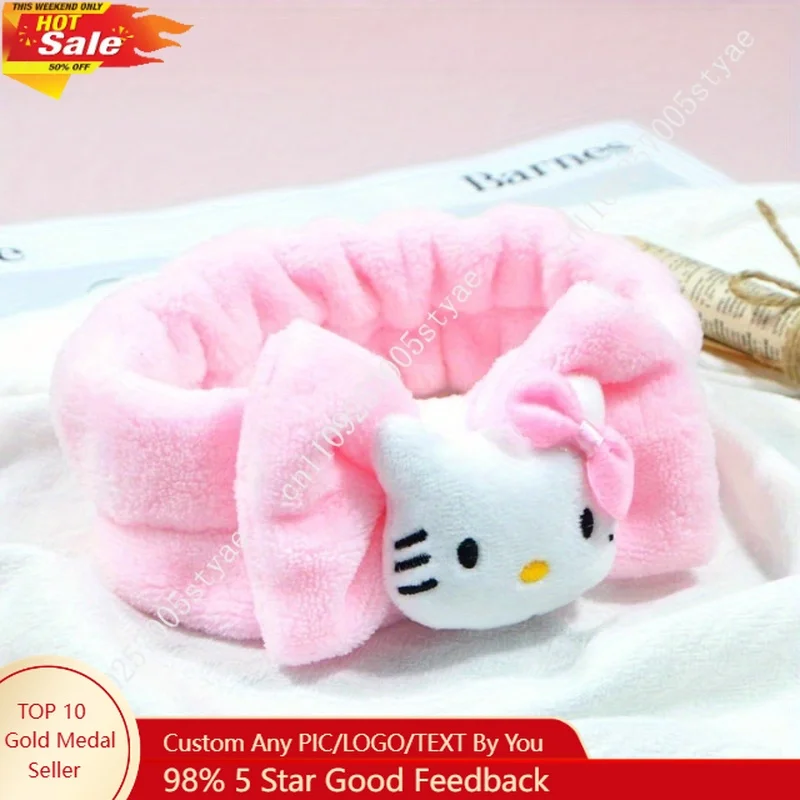 Sanrio Hello Kitty Bow Headband Cute Hello Kitty Face Hair Soft Comfortable Hair Suitable for Bathing Spa Parties Daily
Sanrio Hello Kitty Bow Headband Cute Hello Kitty Face Hair Soft Comfortable Hair Suitable for Bathing Spa Parties Daily